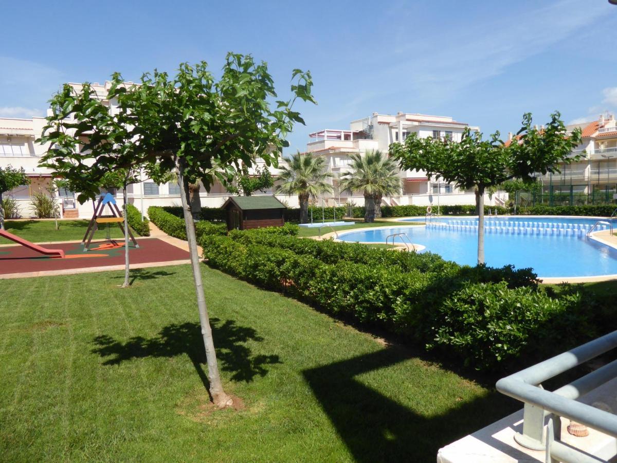 Bajo Con Terraza En Urbanizacion Familiar - Arenas Albert Villas Alcossebre Esterno foto